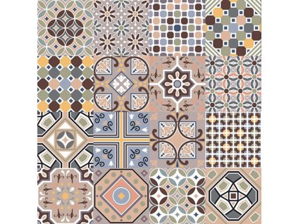 dlažba MOSAICO MULTICOLOR, mat (mix dekorů)