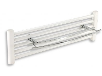 Dvojtý držákna otopný žebřík 600 mm, chrom