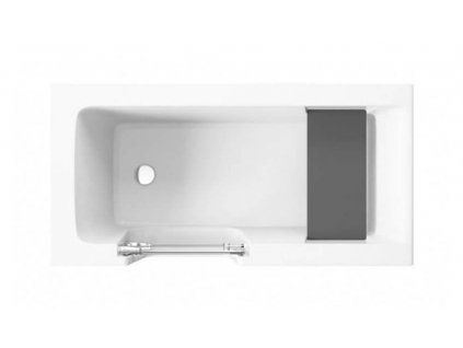 Vana s bočními dvířky CLINIC BATH 140x70x56 cm levé provedení pro seniory a handicapované