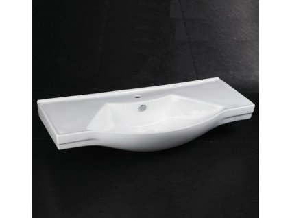 894 keramicke velke umyvadlo s odkladaci plochou sano 120x530mm