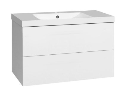 EBS Kuba 101 cm Dub Kronberg Galerka Zrcadlová skříňka