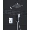 THERMO 3F Termostatická Podomítková Baterie 3 Výstupy Chrom