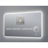Besteco Bright Aqua dotykové LED zrcadlo s lupou a odmlžovačem 120x70 cm, nastavitelná barvy světla
