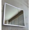BESTECO LUX Zrcadlová skříňka s LED s funkcí odmlžování a zrcátkem 80x70 cm