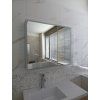 BESTECO Lux zrcadlová skříňka dvoudveřová 80x70x14 cm (LED, odmlžování, lupa, zásuvka)