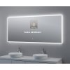 Besteco Luxusní Velkoformátové LED Zrcadlo Bright Silver s CCT, Anti-Fog a Dotykovým Spínačem, 160 x 70 cm