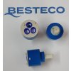 BESTECO Keramická kartuše 40 mm, technologická spolehlivost pro sprchové baterie Ecco (J10400SD02)