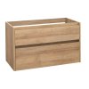 Koupelnová skříňka pod umyvadlo EBS DUOMO 81 cm, dekor dub Riviera, tiché dovírání, kód DUOMO81DBU