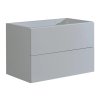EBS Koupelnová Skříňka KUBA Závěsná Pod Umyvadlo 81x46 cm, Provedení Bílá Lesklá, 2x Zásuvka BLUM Soft-Close/Push-Open, Kód KUBA81BBU
