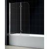 Besteco dvoudílná vanová zástěna 90 x 140 cm