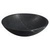 Kamenné umyvadlo průměr 40 cm, černý matný Marquin 2401-35