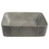 Keramické umyvadlo 48x13x38 cm, grigio MM513