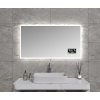 BESTECO DIGITAL 120x65 cm luxusní SMART LED zrcadlo s meteostanicí a LCD displejem detail informací