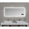 BESTECO DIGITAL 160x65 cm luxusní SMART LED zrcadlo s meteostanicí a LCD displejem detail informací