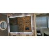 BESTECO Digital LED zrcadlo 160x65 cm (smart panel, meteostanice, hodiny)
