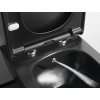 SAPHO AVVA závěsné WC, Rimless, s bidetovou sprškou, černá matná (100312-110)