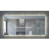 BESTECO Basic 150x70 cm velkoformátové koupelnové LED zrcadlo s funkcí odmlžování detail