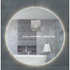 BESTECO Basic 100 cm velké kulaté LED zrcadlo s podsvícením a dotykovým ovládáním detail