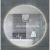 BESTECO kulaté LED zrcadlo Basic odmlžovač Ø 100 cm | besteco