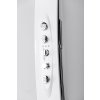 POLYSAN Termostatický Sprchový Panel MOLA 80365 (Bílý), V. 130 cm, Š. 21 cm, Keramická Kartuše 40 mm, AntiCalc Systém