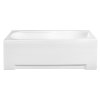 Obdélníková vana VINDOBONA (Varianta Nožičky k vaně - Bez nožiček, Rozměr vany - 140 × 70 cm)