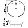 2328 1 keramicke umyvadlo pro polozeni na desku