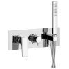 SAPHO Dimy chromová podomítková páková baterie set s ruční sprchou a ovládáním pro 2 výstupy, kód DM142