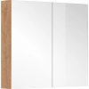 Galerka EBS Duomo 80 cm (zrcadlová skříňka) v dřevodekoru Dub Riviera.