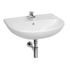 JIKA LYRA PLUS Umyvadlo H8143810001041, 1 otvor pro baterii, Bílá, 50x41 cm