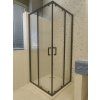 Besteco Hammer čtvercový sprchový kout 100x100 cm, černá matná