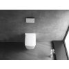 BESTECO URBAN Závěsné WC s Bidetovou Sprškou a Integrovanou Baterií Rimless Bílá TR7505 34,7x51 cm