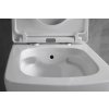 Závěsná WC mísa Urban, integrovaná baterie a bidet. sprška, Rimless, 34,7x51 cm, bílá