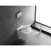 BESTECO URBAN Závěsné WC s Bidetovou Sprškou a Integrovanou Baterií Rimless Bílá TR7505 34,7x51 cm