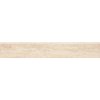RAKO Alba DSAS4731 béžový sokl 9,5x60 cm detail imitace travertinu a zaoblené hrany