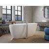 Volně stojící vana GOYA A-LINE bílá (Varianta Barva - Bílá, Barva sifonu - Grafitová, Rozměr vany - 170 × 80 cm)