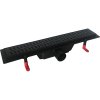 Odtokový žlab STANDARDline BLACK (Varianta Rozměr A - 70 , Varianta roštu - Harmony)