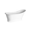 Volně stojící vana GLORIA bílá (Varianta Rozměr vany - 160 × 70 cm)