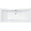 Volně stojící vana VERA bílá (Varianta Rozměr vany - 170 × 75 cm)