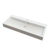 Umyvadlo ORINOKO 100x42 cm, bílá, OR100
