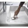 Boční pohled na chromové baterie Hansgrohe Logis