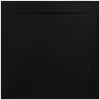Besteco Sprchová vanička Nilo negro 90x90 cm, litý mramor, černá