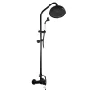 labe sprchovy system s vodovodni baterii cerna matna l581 5 7cmat besteco