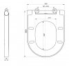 BESTECO FLOS WC sedátko SLIM – Soft-Close, Antibakteriální Duroplast (TR2040SS)
