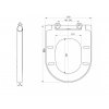 BESTECO FLOS WC sedátko SLIM – Soft-Close, Černé, Antibakteriální Duroplast (TR2040-18SS)