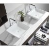 7887 1 keramice umyvadlo na desku 40x40 cm bile sonia