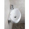 Besteco keramické umývátko Avancer s otvorem vpravo 43x29 cm, bílé