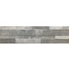 EBS Volcano 3D Grey šedý kamenný obklad 15x61 cm detail reliéfu skládaného kamene a matné textury
