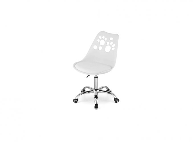 Kancelářská židle bílá skandinávský styl PAW Basic