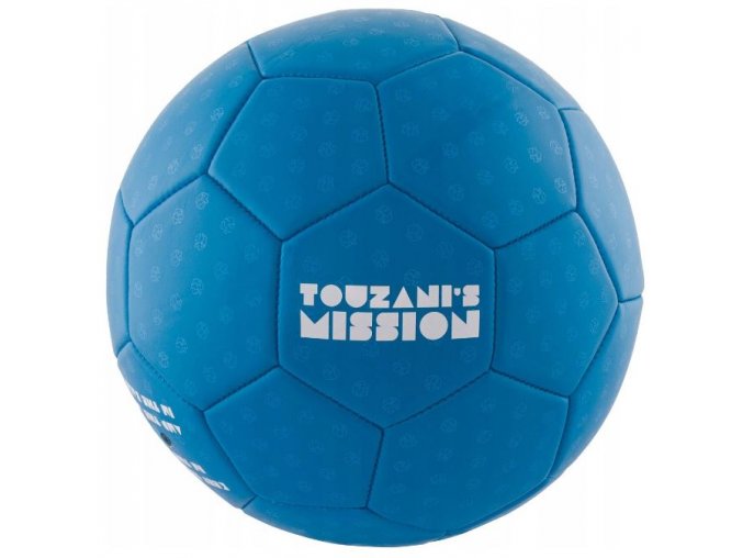 futbalová lopta modrá
