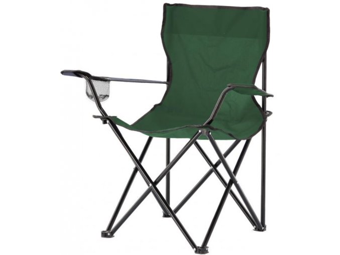 kempingová stolička zelená